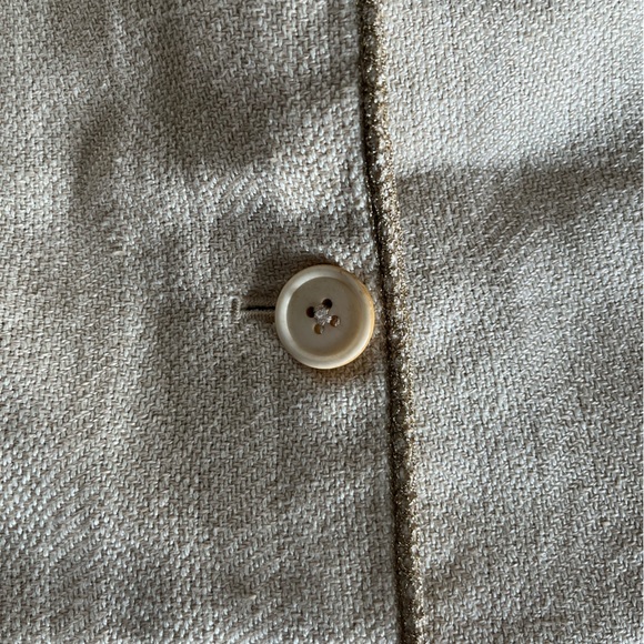 NWOT Ralph Lauren Black Label Gold Linen Blazer Suit Jacket - Picture 6 of 13